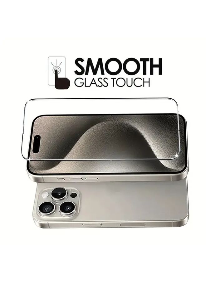 Transparent Tempered Glass Screen Protector For iPhone 11 Pro Max HD Scratch Resistant - Image 3