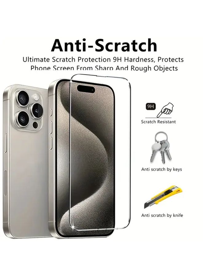 Transparent Tempered Glass Screen Protector For iPhone 11 Pro Max HD Scratch Resistant - Image 4