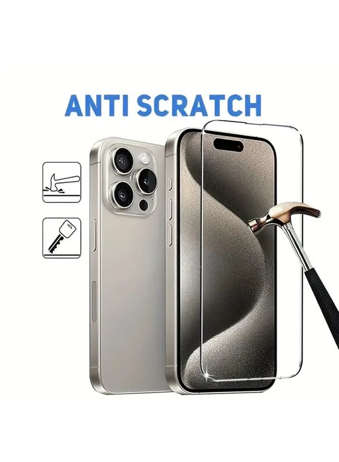 Transparent Tempered Glass Screen Protector For iPhone 11 Pro Max HD Scratch Resistant - Image 2