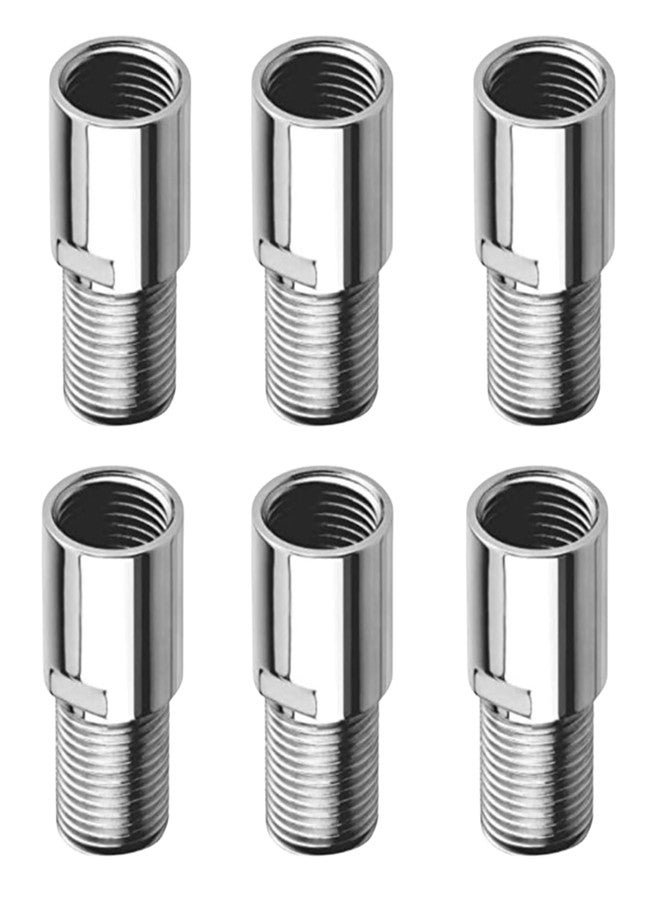 JAGGER JAG392 SS304 Tap Extension Nipple 15mm (½ Inch) | Stainless Steel Pipe Extension for Tap | Heavy-Duty, Rust-Free, Leak-Proof Connector for Bathroom & Kitchen [ Pack Of 6 ] (1.5 INCH) - Image 1