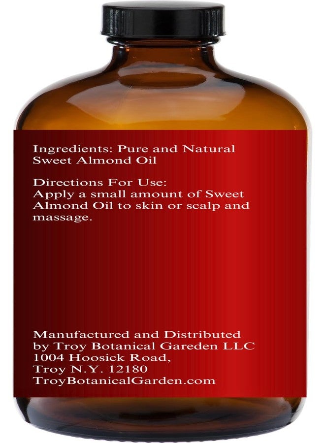 Essentially KateS Sweet Almond Oil 16 fl oz (Glass Bottle)- 100% Pure and Natural, Hexane Free - Skin, Hair, Body - Massage Oil - Image 2