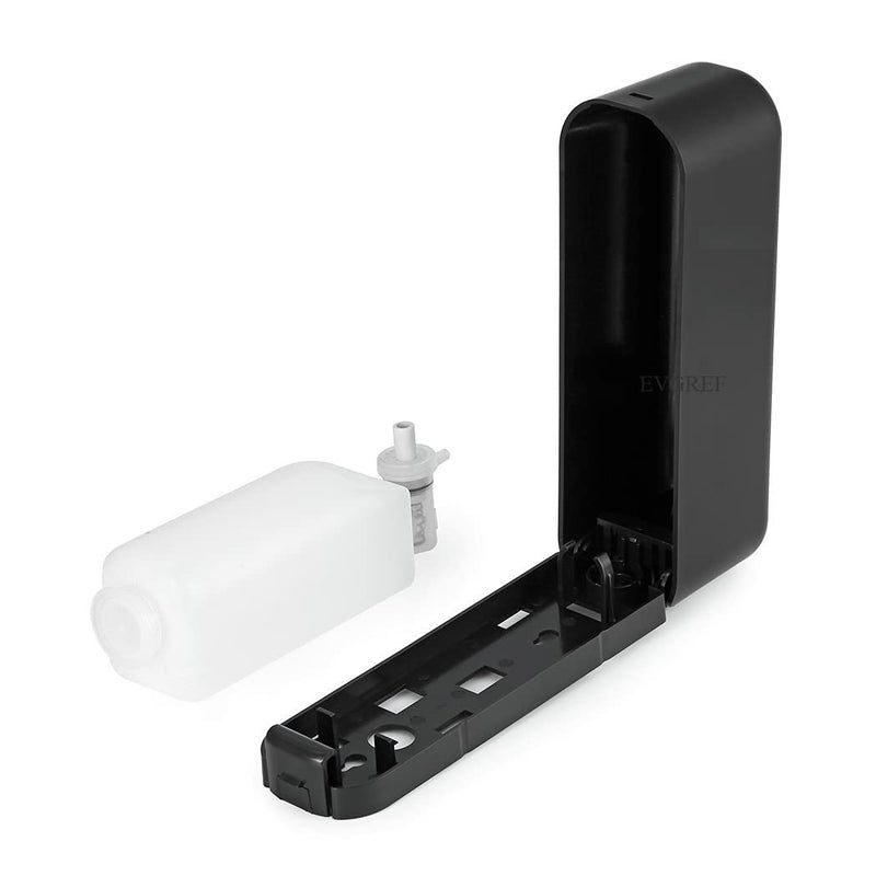 EVGREF Plastic Liquid Soap Dispenser 350 Ml (Black) (Set Of 2) - Image 2