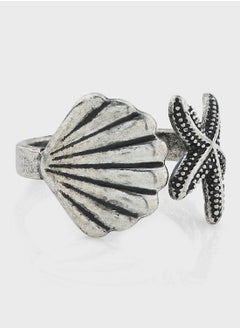 Ginger Star Fish Shell Ring  - Image 1