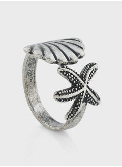 Ginger Star Fish Shell Ring  - Image 2