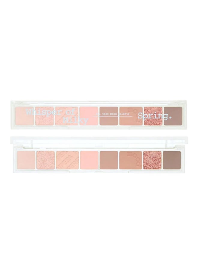 Peripera - All Take Mood Palette 05 Whisper Of Milky Spring - Image 1