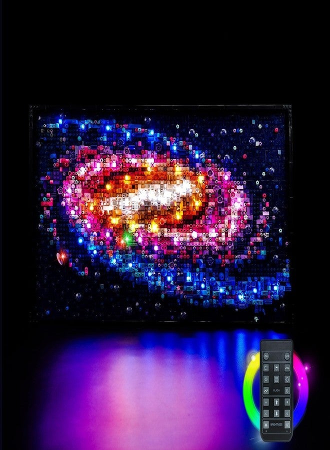 LocoLee LED Light Kit for Lego 31212 The Milky Way Galaxy, RC Creative Lighting Set, Compatible with Lego 31212 The Milky Way Galaxy Set - Image 1