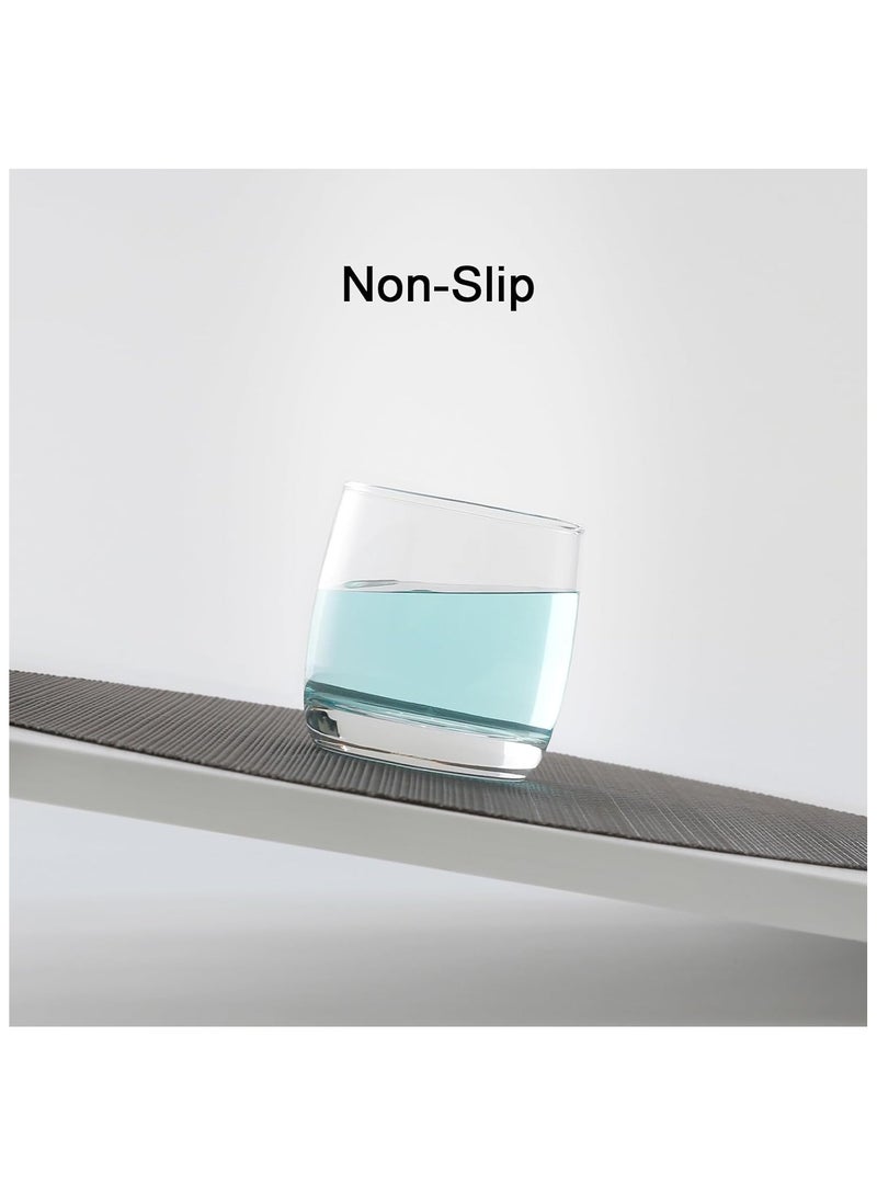 آنا ٤ قطع حصائر طعام دائرية من PVC بتصميم مشابه لخشب البامبو، ٣٥ سم - حصائر مقاومة للماء وسهلة التنظيف وحرارية، مثالية لتناول الطعام في العائلة والتجمعات الخارجية. - Image 3