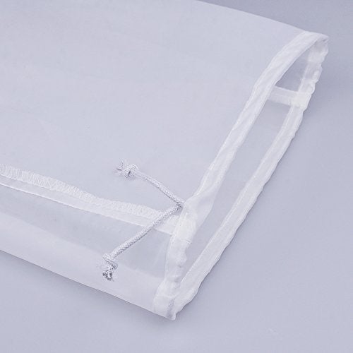 Pinfox 75 Micron Nylon Straining Bag Fine Mesh Food Strainer Filter Bags for Nut Milk, Green Juice, Cold Brew, Home Brewing (17.72" x 11.81") - Image 3