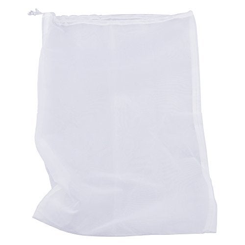 Pinfox 75 Micron Nylon Straining Bag Fine Mesh Food Strainer Filter Bags for Nut Milk, Green Juice, Cold Brew, Home Brewing (17.72" x 11.81") - Image 2