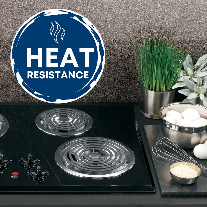 GE GE GE68C OEM 6" and 8" Drip Pan Kit (Chrome) Appliances Electric Range or Stoves Kitchen  - Image 5