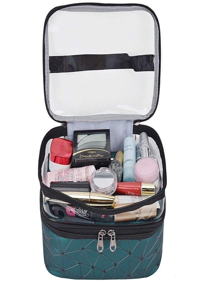 Xelvix Print 17 Cms Cosmetic Pouch (M_Makeup Pouch Green_Green) - Image 3