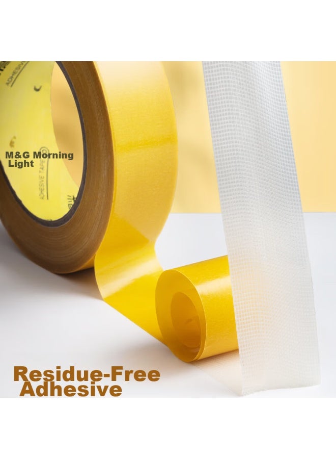 ام اند جي Chenguang (m&g) شريط لاصق سميك قماشي، 30mm*20m*280μm لفة واحدة، شريط لاصق مزدوج كبير لتثبيت السجاد وإطارات الأبواب، لاصق عالي قوي طويل الأمد سهل التمزق لا يترك علامات Ajd957ar - Image 4