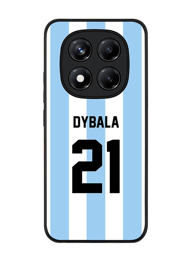 Stylizedd For Xiaomi Redmi Note 14 Pro 5G / X7 5G Case,Slim fit Camera Protection, Shockproof Thin Phone cover  - Football - Argentina,  Dybala - Image 1