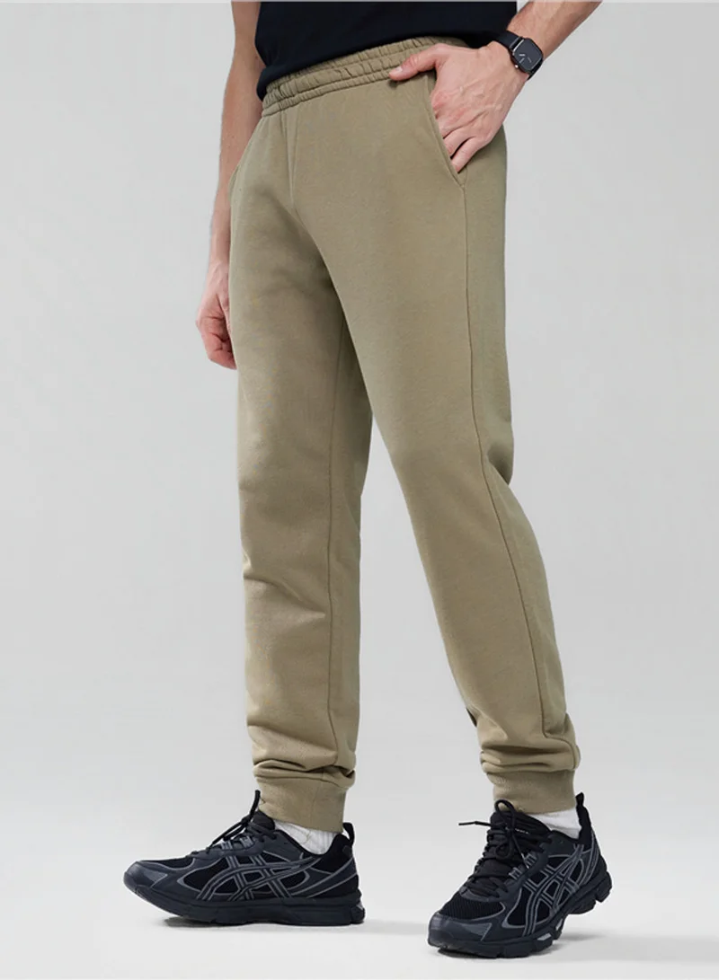 Men’s Slim Taper French Terry Jogger with Elastic Waist