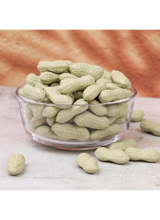 Gresorth Gresorth 50pcs Artificial Lifelike Peanut Decoration Simulation Fake Groundnut Realistic Lifelike Food Model for Home Photography Props  - Image 4