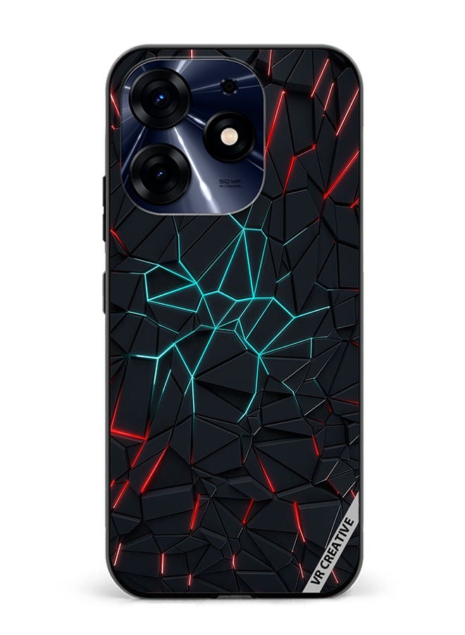 VR CREATIVE Protective Case Cover For Tecno Spark 10 Pro Abstracts Design Multicolour - Image 1