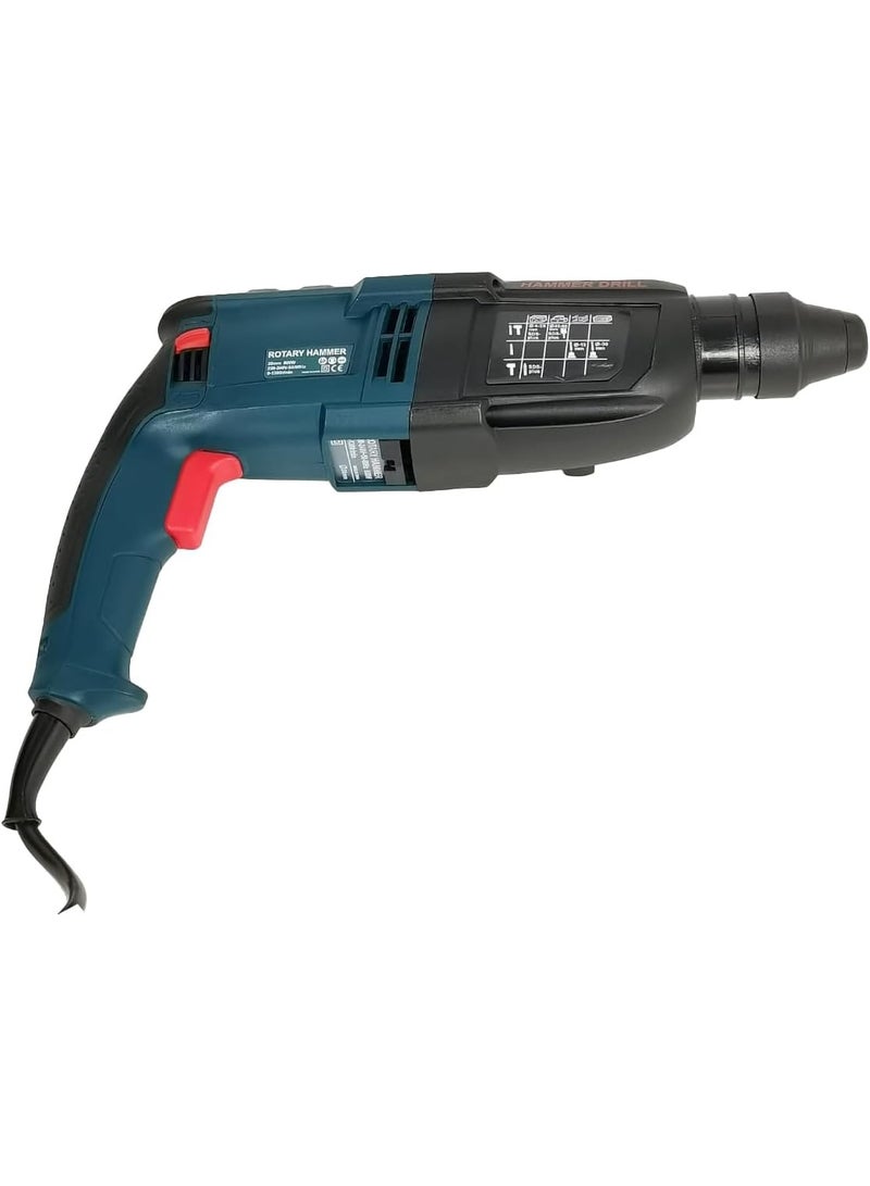 روكسون دريل هيلتي مثقاب مطرقي ROXON RX-800 – قوة 800 واط، سرعة 1300 دورة/د، بنظام SDS Plus - Image 1