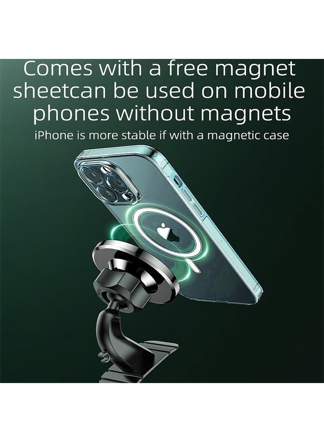ELTRAZONE C201 Magnetic Phone Holder – 20 Powerful Magnets, Anti-Slip Design, and Easy Charging Port Access (Black) - Image 4
