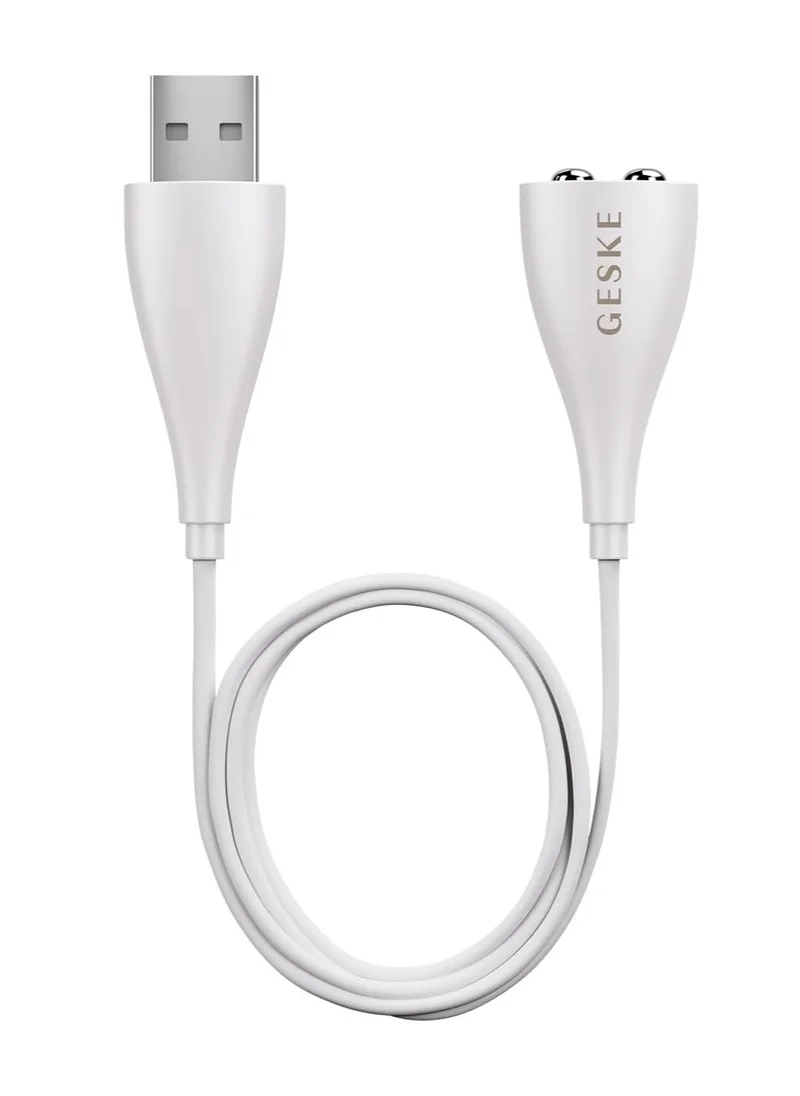 جيسكي GESKE Magnetic USB Cable White 20