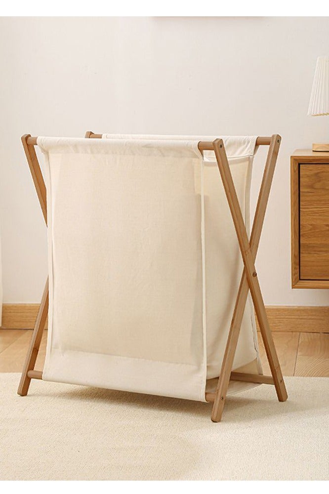 سلة غسيل محمولة سلة غسيل قابلة للطي سلة الغسيل  سلة ملابس سلة ملابس سلة غسيل ملابس سلة غسيل للحمام وغرفة النوم 56.5×50×34 سم - Image 1