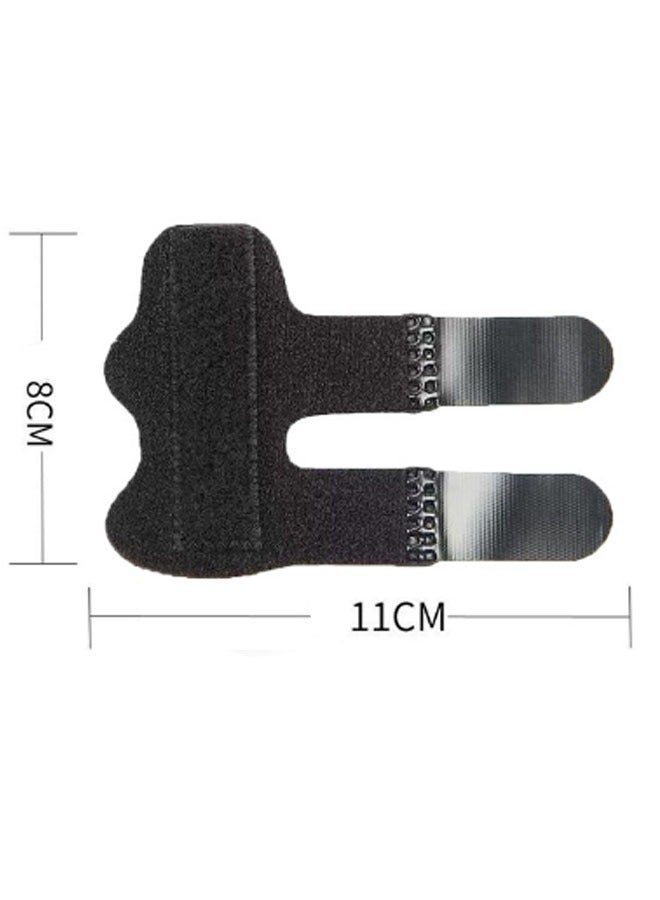 Generic 2 Pieces Finger Splint Gloves Sleeve Bandage Black - Image 4