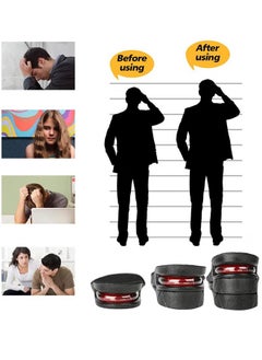 HY Height Increase Insoles for Men Women, 3 Layer 2.36'' Air Cushion Shoe Lift Shoe Pad Kit Air Cushion Heel Inserts (2.36" / 6cm)  - Image 4