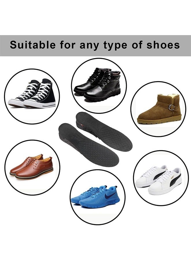 اتش واي النعال زيادة الطول للرجال والنساء ، 3 طبقة 2.36 '' وسادة الهواء رفع الأحذية وسادة الأحذية كيت إدراج كعب وسادة الهواء (2.36 "/ 6cm) - Image 5