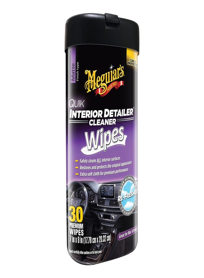 MEGUIARS WAX G13600 Quik INT. Detailer Wipes