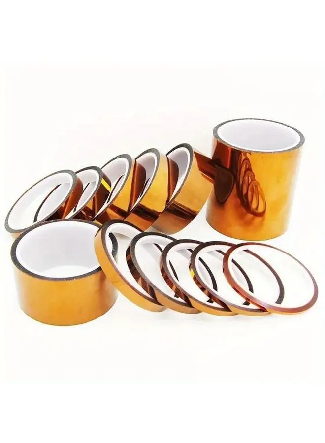 High Temperature Resistant Adhesive Tape Polyimide 33m Long Ideal For Lithium Battery Insulation 1 Roll - Image 5