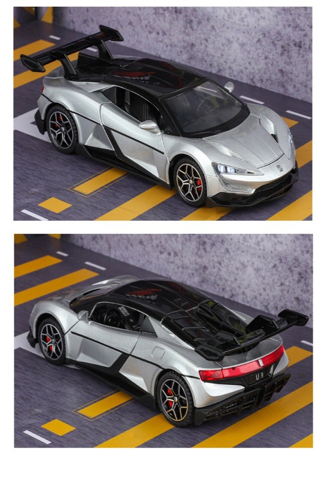 general PUBG Themed Toy Car 1:32 Alloy Yangwang U9 Model Collectible for Gamers - Image 3