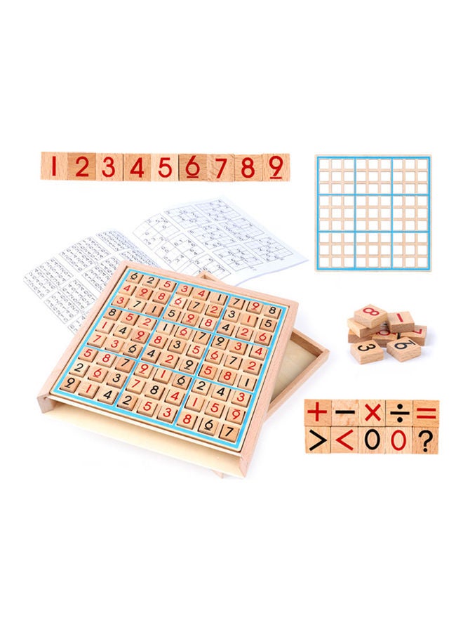 Wood Sudoku Board Puzzle - Image 1