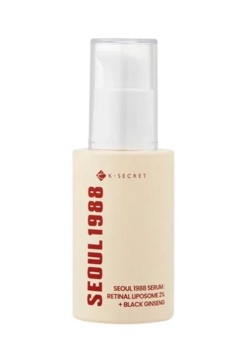 SERUM: RETINAL LIPOSOME 2% + BLACK GINSENG - 30 ml