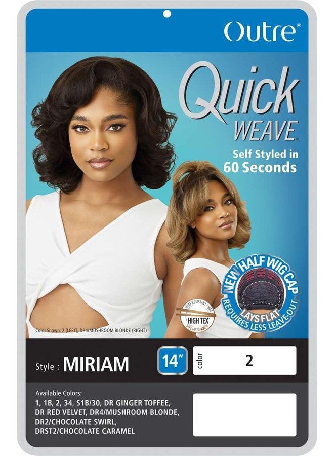 أوتر Outre Quick Weave - Miriam (OFF BLACK 1B) - Image 2