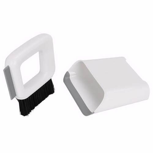 JGA JOGGING ARM Mini Dustpan and Brush Wisp Broom and Dustpan Portable Handheld for Keyboard Bedroom Bathroom Kitchen Counter Camping Tent BBQ Table Pet(1 Set) - Image 1