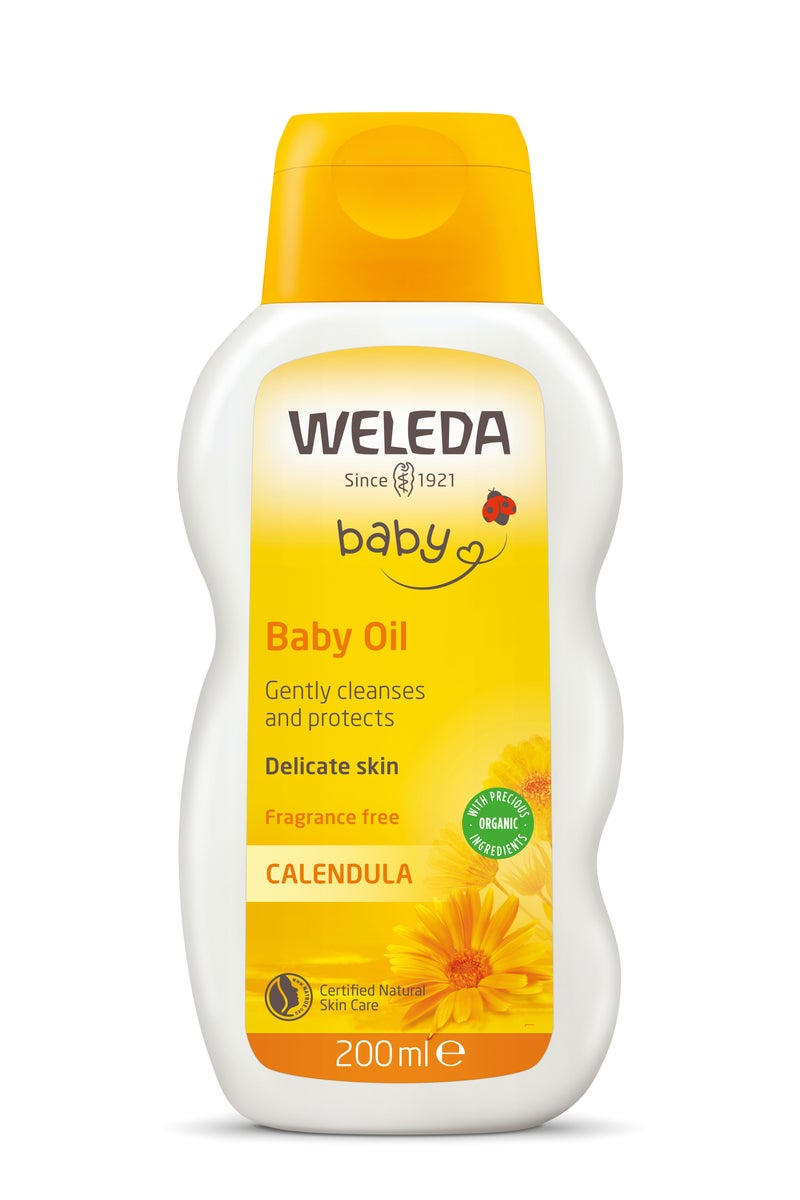 Weleda Calendula Baby Oil Fragrance Free