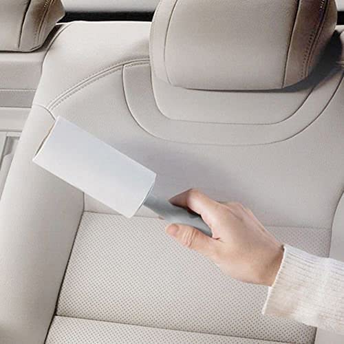 AKRIZA Set of 3 Reusable Sticky Picker Cleaner Roller Lint Rollers Brush Easy-Tear Sheets 10cm Pet Hair Lint Roller Sheet 180 Sheets per roll, 60 Sheets per roll Lint Roller Remover (ZIBRA) - Image 5
