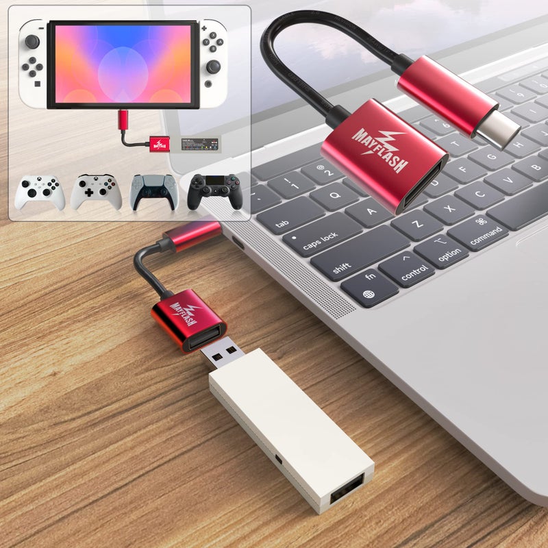 MAYFLASH Magic NS Wireless Bluetooth Controller USB Adapter for Switch/Switch 2, Steam Deck, macOS, Windows, Raspberry Pi and More - Image 3