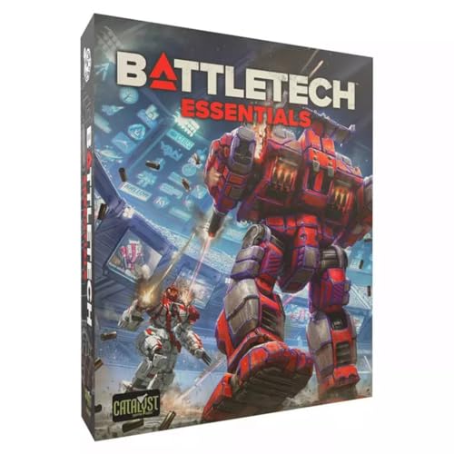 Catalyst Game Labs BattleTech Essentials Miniature Game Strategic Wargame for 12 Players SciFi Mech Wargame Starter Set - Image 1