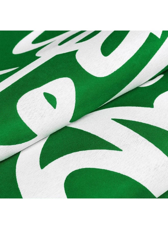 Agc Saudi Arabia Flag with Lace & Without Lace – Green Flag with Arabic Calligraphy and Sword 300x140cm Durable Outdoor Decoration for Homes, Offices, and Events FL-05 - Image 3