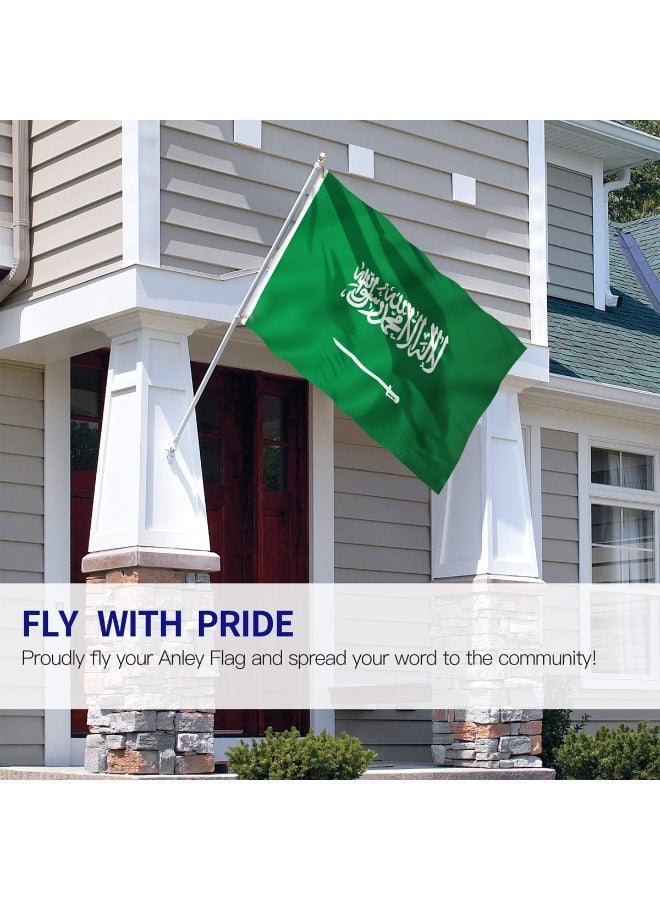 Agc Saudi Arabia Flag with Lace & Without Lace – Green Flag with Arabic Calligraphy and Sword 300x140cm Durable Outdoor Decoration for Homes, Offices, and Events FL-05 - Image 4