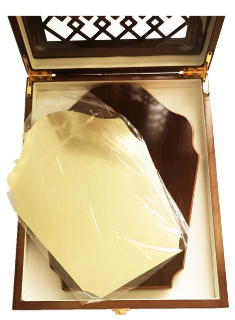 giftex Wooden Award Plaque with Metal Plate - Image 2