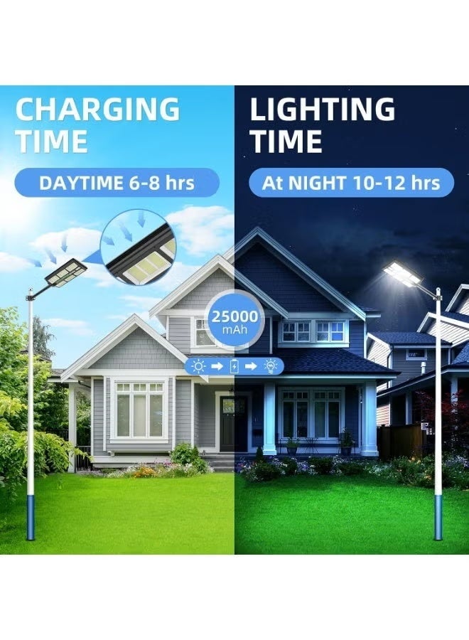 ELTRAZONE Solar LED Street Light with PIR Motion Sensor, Remote Control, IP65 Waterproof Outdoor Security Light - Image 3