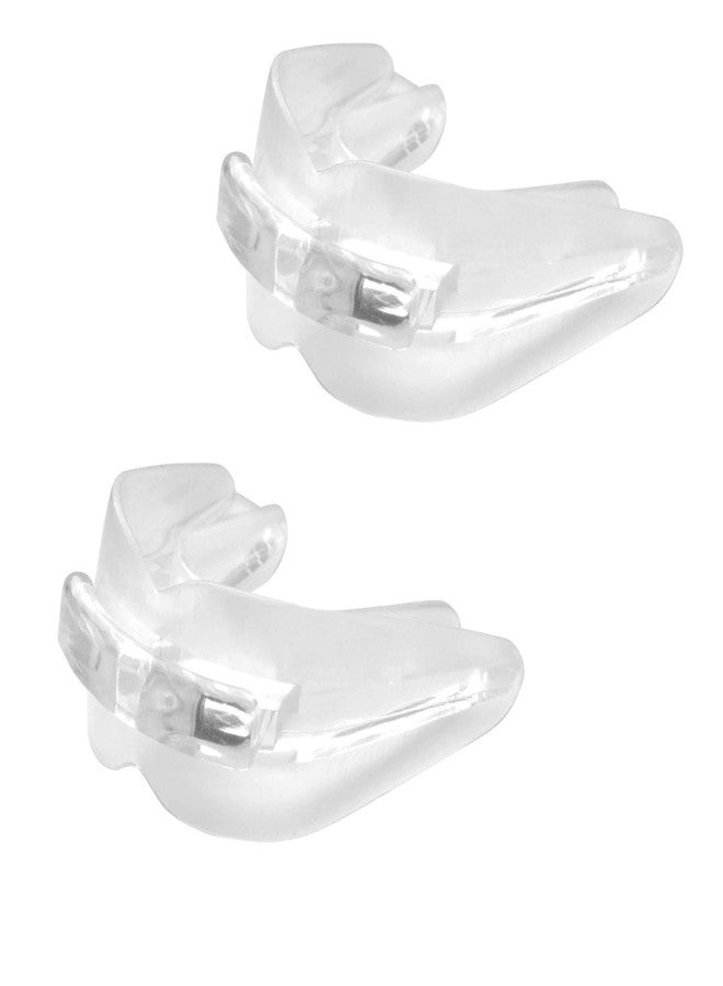 DRANGE واقيات فم رياضية مزدوجة الجوانب من درانج (عبوة من قطعتين) واقي أسنان للملاكمة وكرة القدم والكاراتيه والفنون القتالية المختلطة والهوكي والكيك بوكسينغ - Image 1