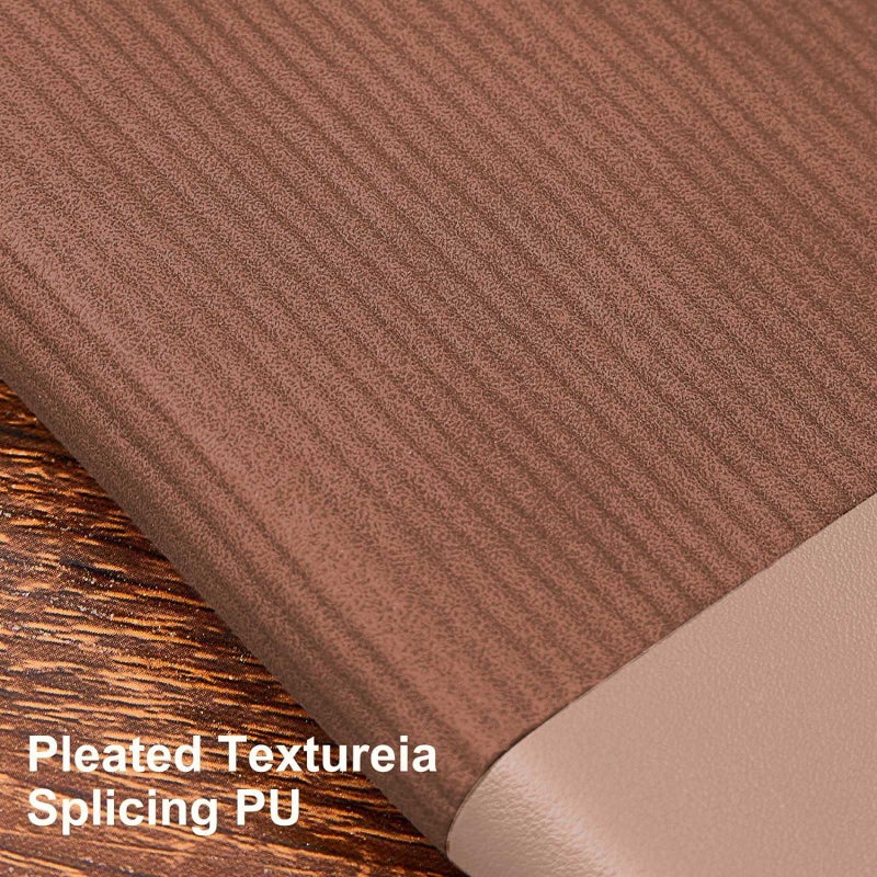 TSFPapier Lined Journal Notebook for Work College Ruled Note Book 7.2"x9.6" B5 PU Leather Daily Journaling 160 Pages for Women Men Writing Home School Supplies Business (Dark Pink) - Image 3
