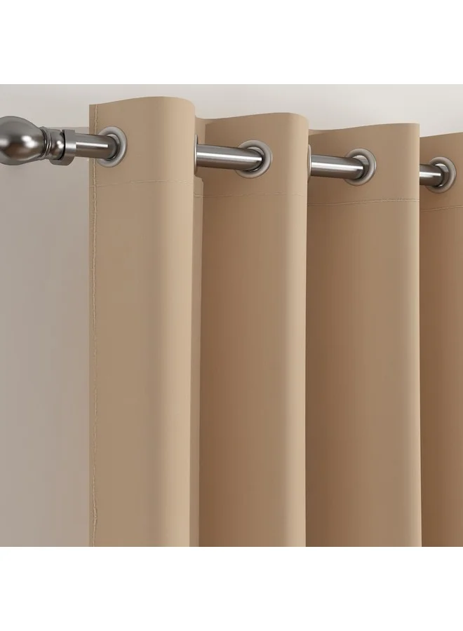 Home Box Uni 4-Piece Blackout Curtain Set 140 x 300 cm
