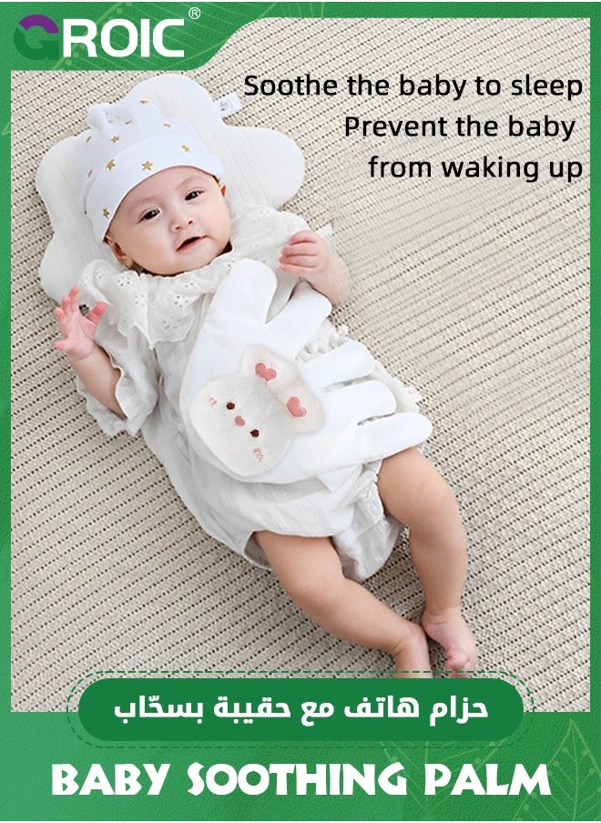 GROIC Baby Soothing Palm, Soft Baby Patting To Sleep Artifact, Baby Anti-Startle Pressure Pillow Anti-Flatulence Accessible Coax Sleeping Pillow, Baby Sleep Soothers  - Image 5