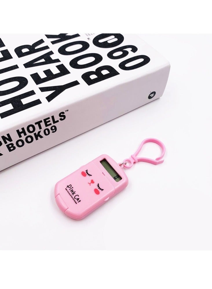 Generic 8-Digit Mini Calculator With Keychain  - Image 1