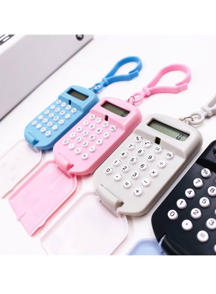 Generic 8-Digit Mini Calculator With Keychain  - Image 2