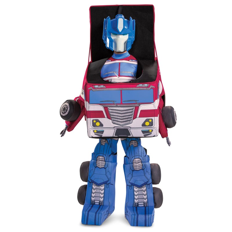 Disguise Kid's Transformers Optimus Prime Convertible Cosplay Costume - Child Semi Truck to Optimus Prime Converting Costume M - Image 1