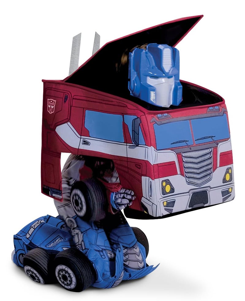 Disguise Kid's Transformers Optimus Prime Convertible Cosplay Costume - Child Semi Truck to Optimus Prime Converting Costume M - Image 2